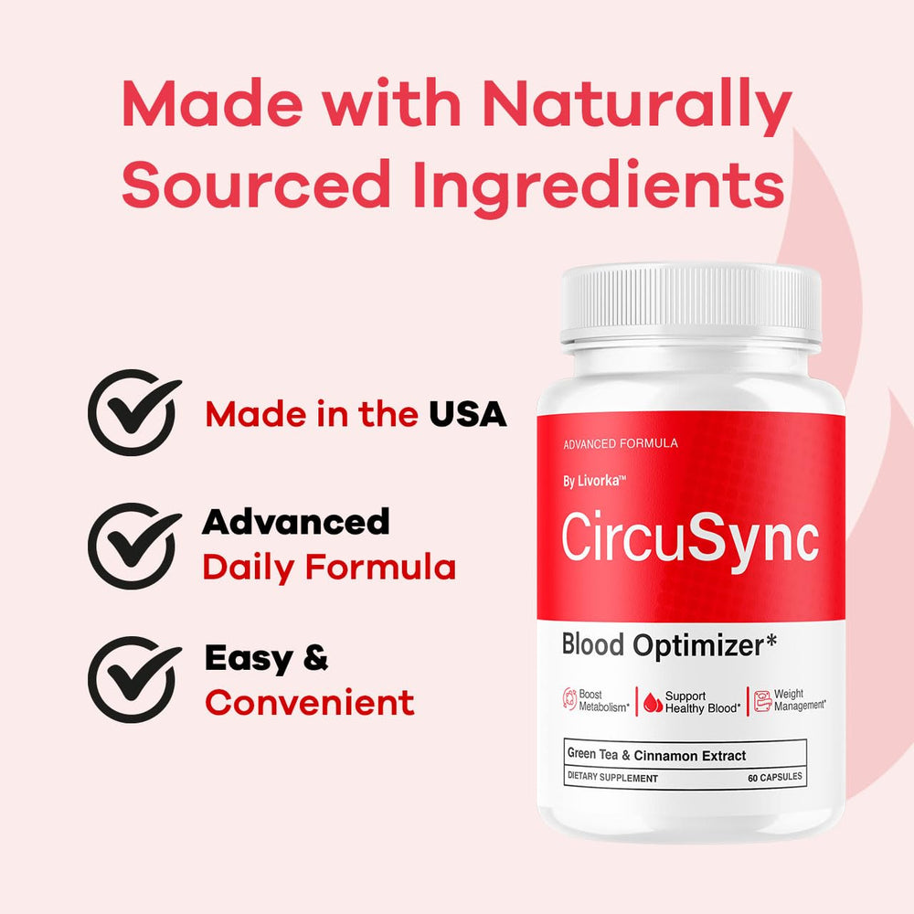LIVORKA Circusync ingredients visual hints at natural components.