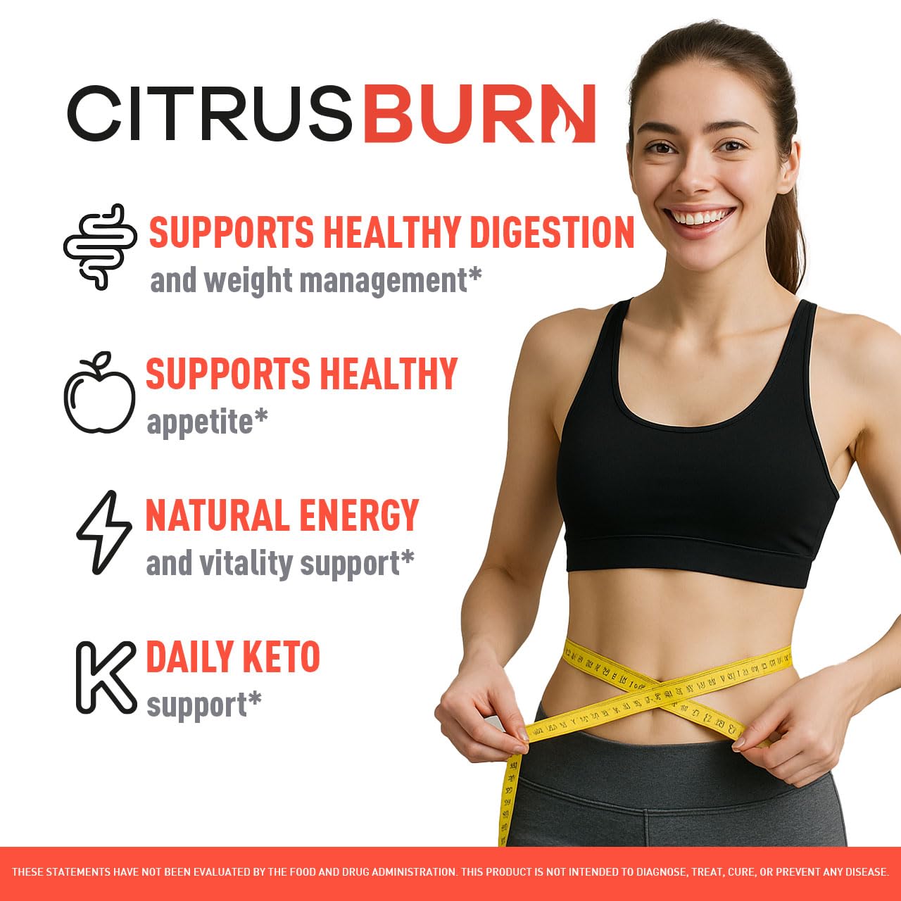 Citrus Burn capsules on a clean surface for easy daily intake