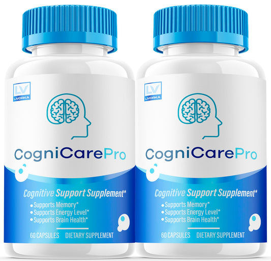 LIVORKA Cognicare Pro bottle front view for daily cognitive support.