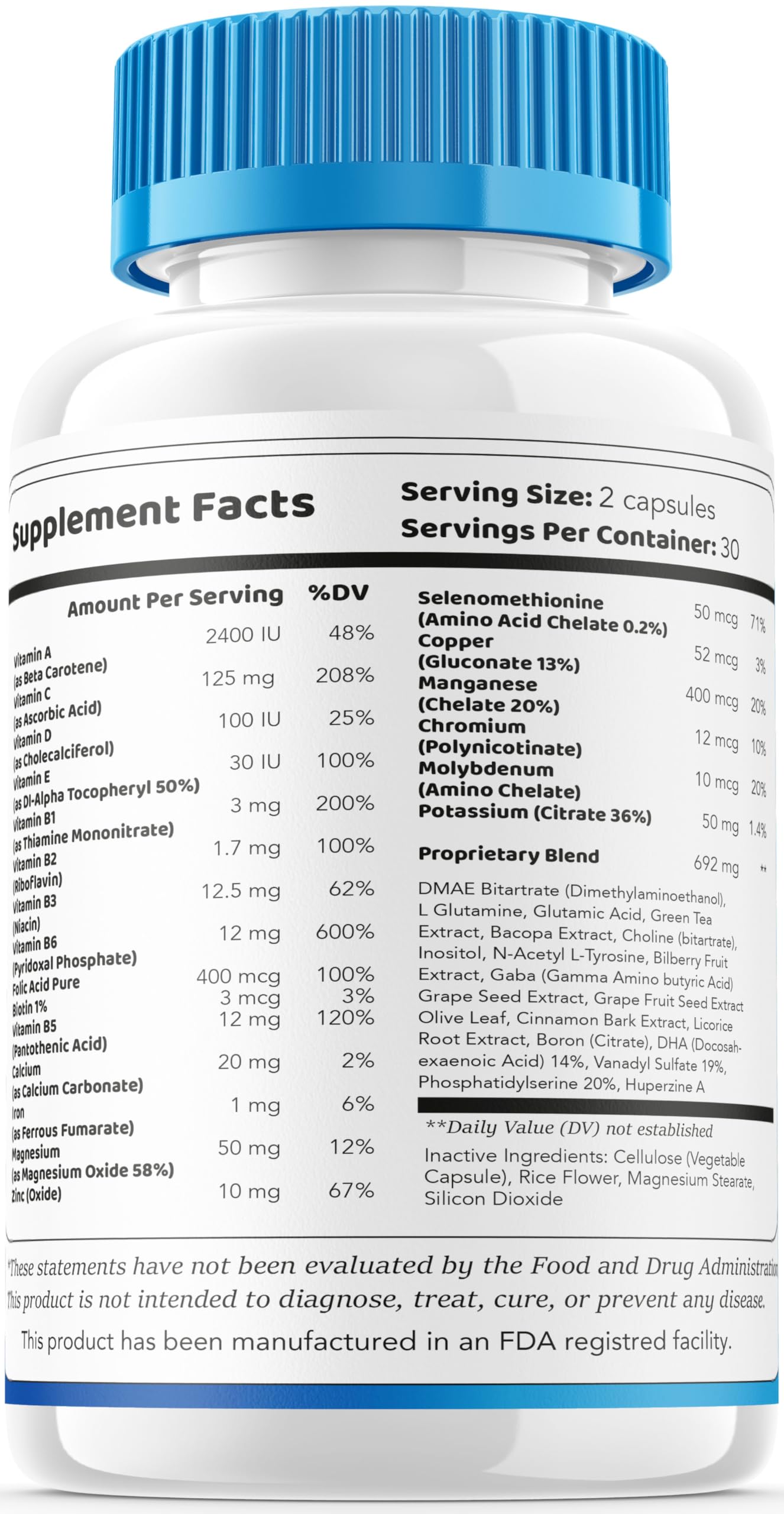 LIVORKA Cognicare Pro bottle with count display suggests steady supply for weeks.