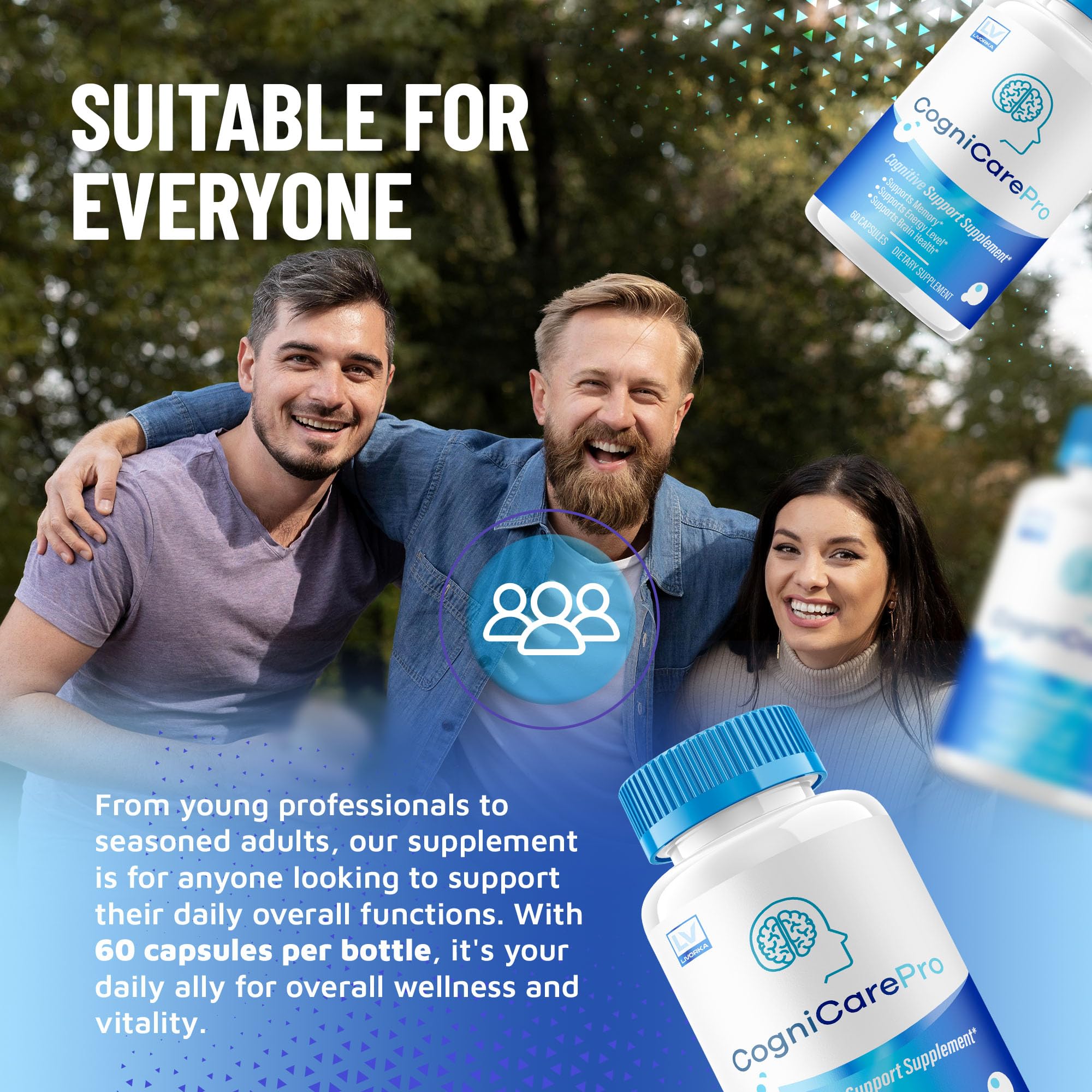 LIVORKA Cognicare Pro serving close-up for daily intake routine