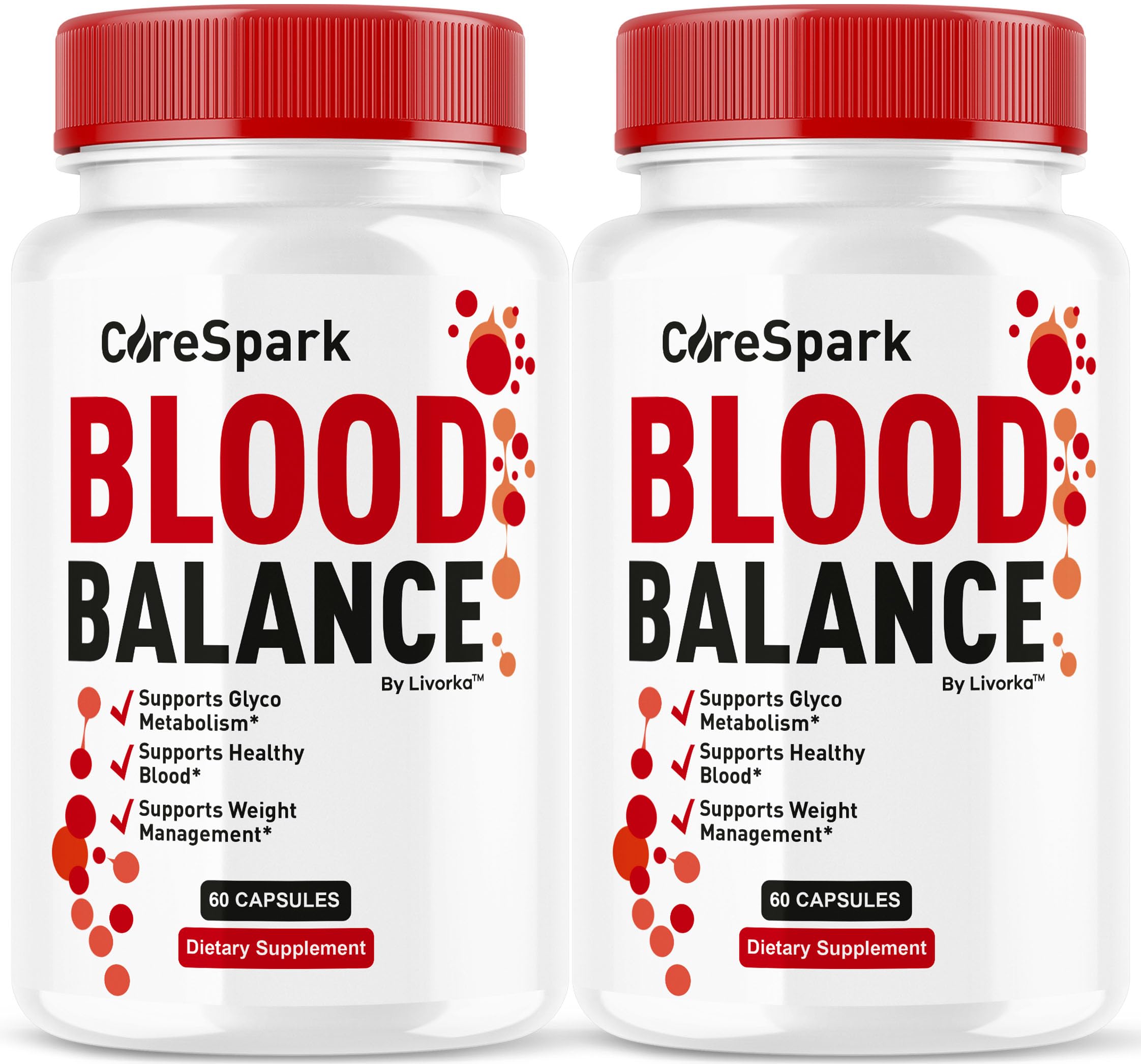LIVORKA CoreSpark capsules bottle for daily wellness routine.