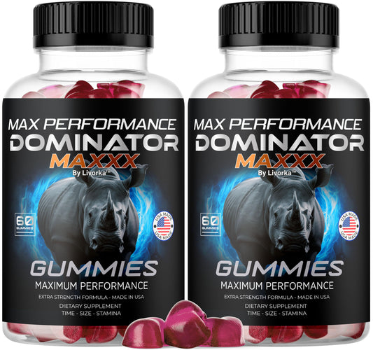 LIVORKA Dominator Maxx bottle 2-pack for easy daily nutrition.