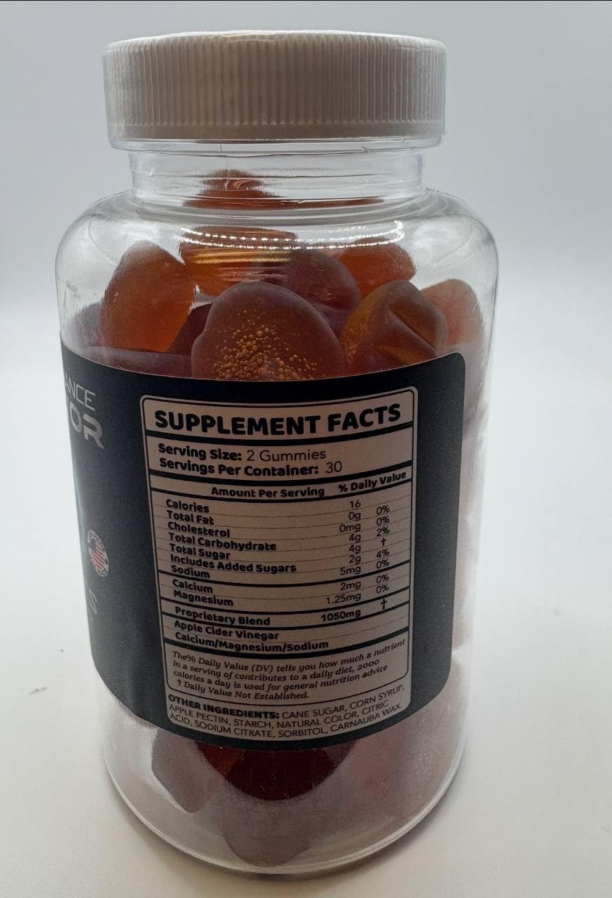 LIVORKA Dominator Maxx gummies closeup showing chewable convenience.