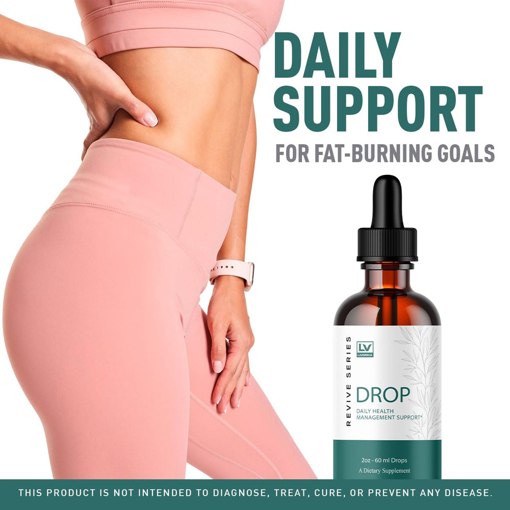 LIVORKA Drop The Pounds dropper portion showing easy daily usage