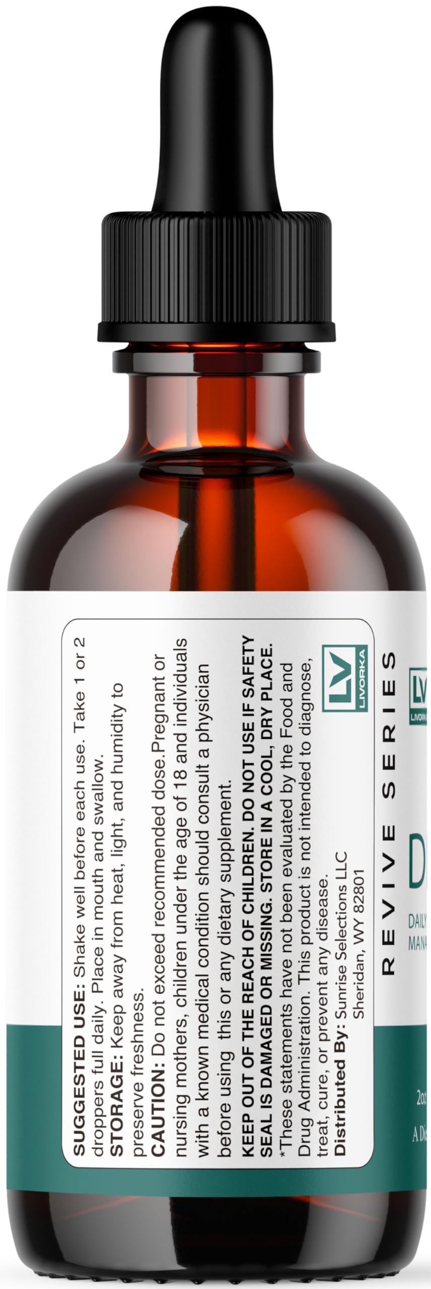 LIVORKA Drop The Pounds ready-to-use liquid with clean ingredients.