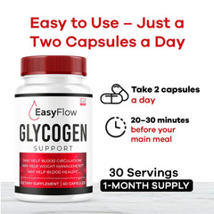 LIVORKA Easy Flow Glycogen label close-up, highlights vegan and GMP.