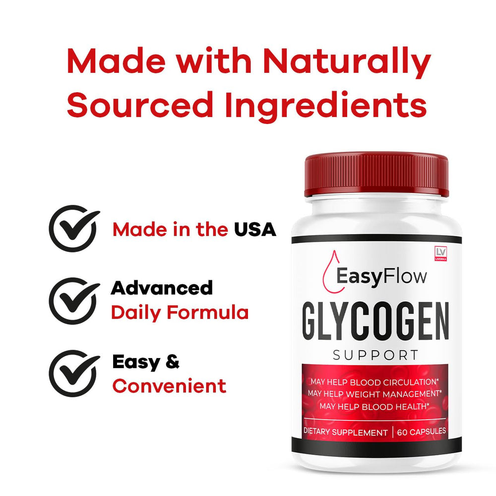 LIVORKA Easy Flow ingredients label with vitamins and minerals