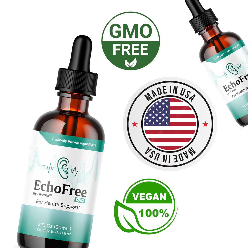 LIVORKA Echo Free Drops dropper close-up.