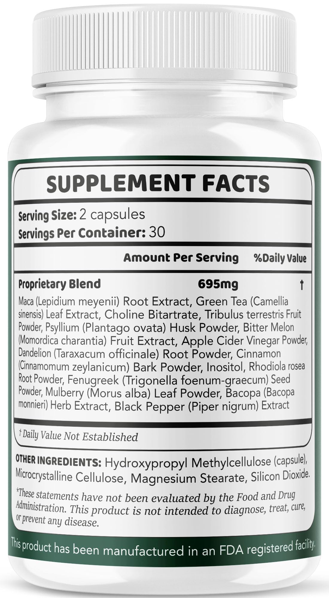 LIVORKA Eden Capsules packaging and ingredients list for transparency.