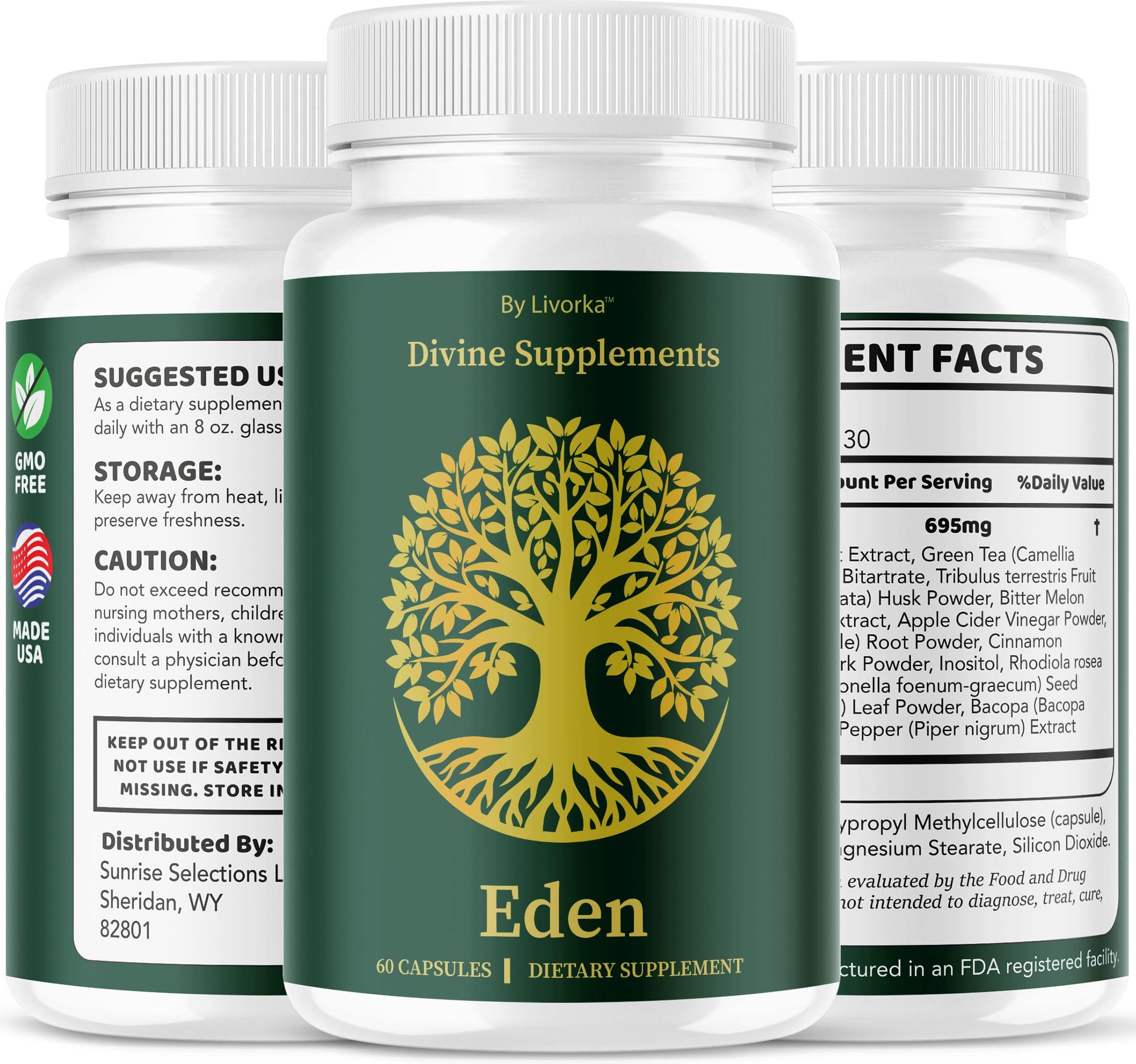 LIVORKA Eden Capsules 5-pack product image signaling value and ongoing use.