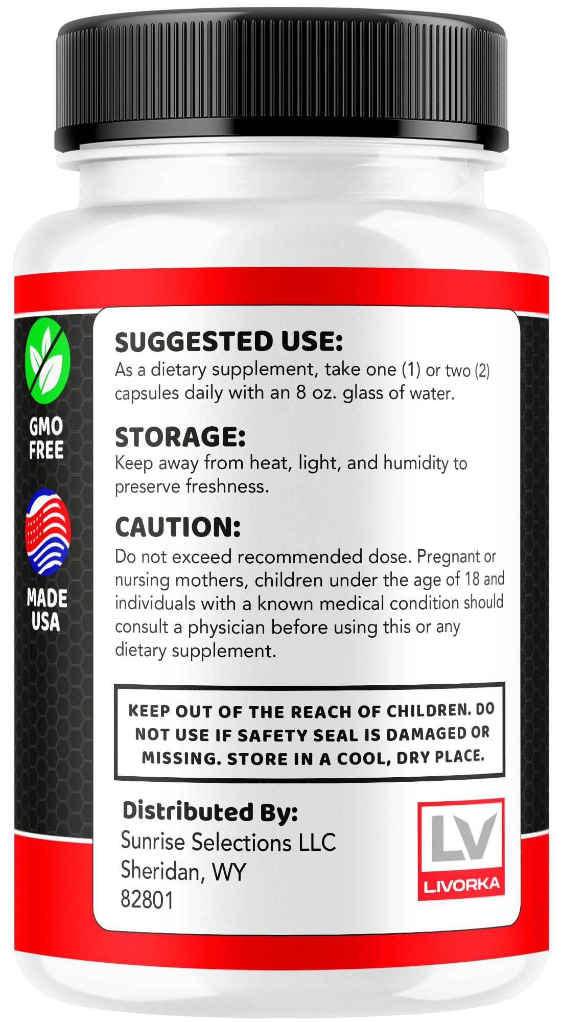 LIVORKA Ember Ghee bottle on shelf for easy daily access