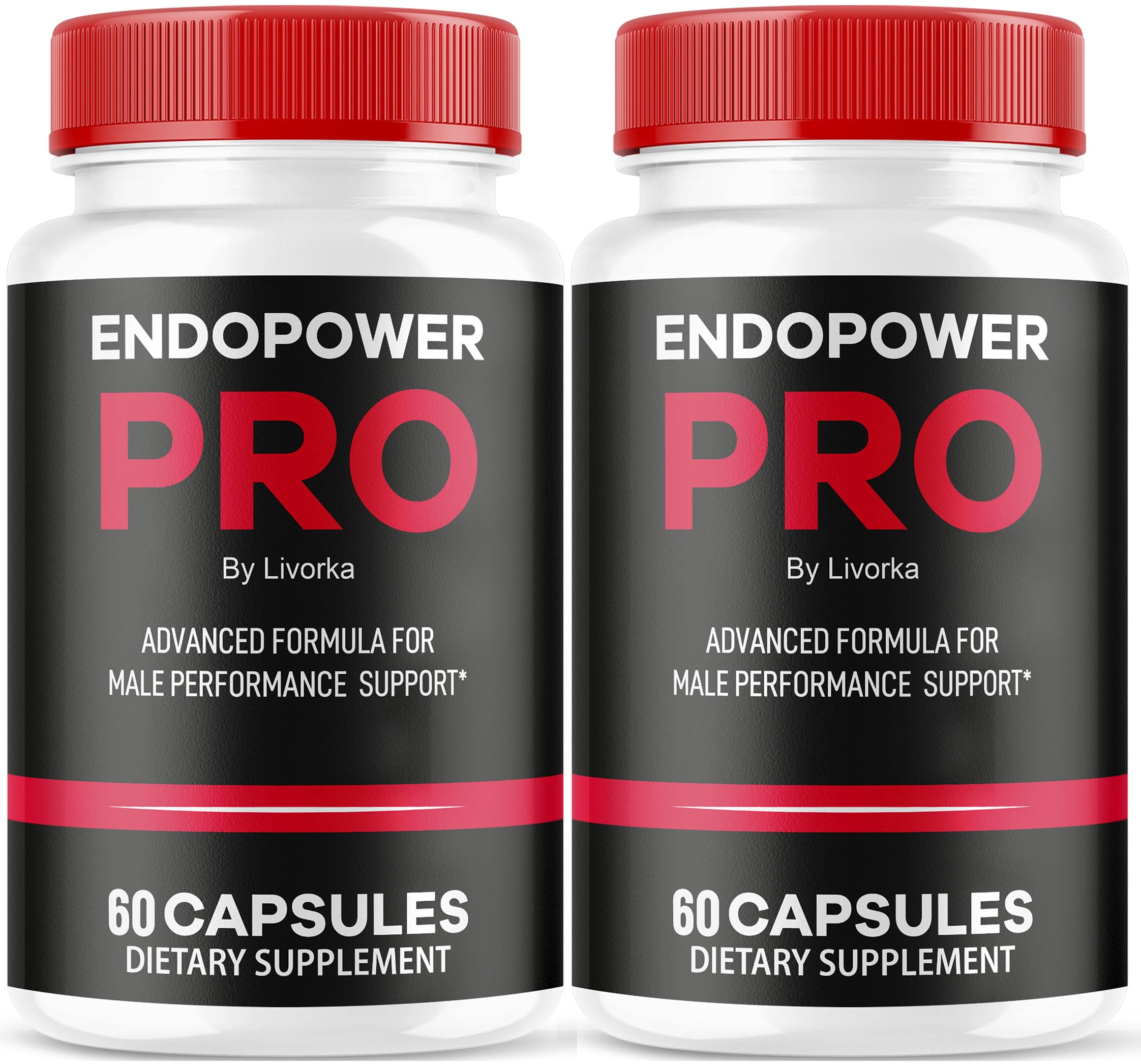 LIVORKA Endopower Pro pills front view for daily wellness routine.