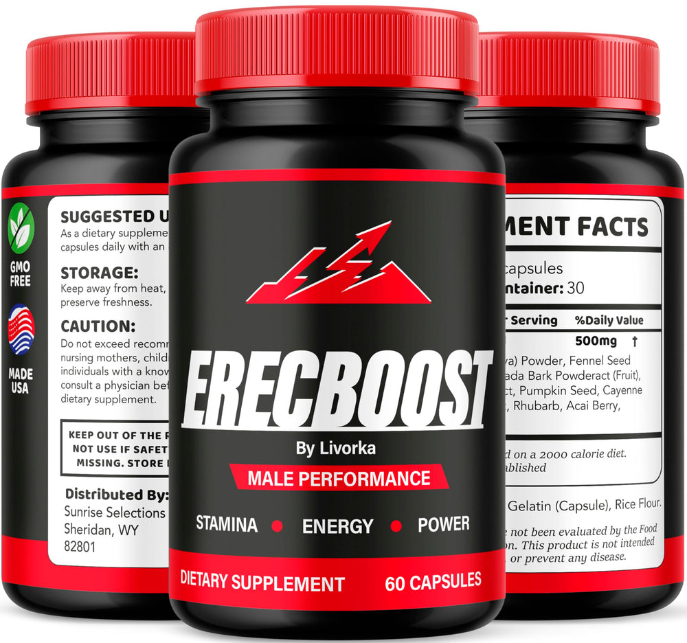 LIVORKA ErecBoost 5-pack box, convenient supply for ongoing wellness routine.