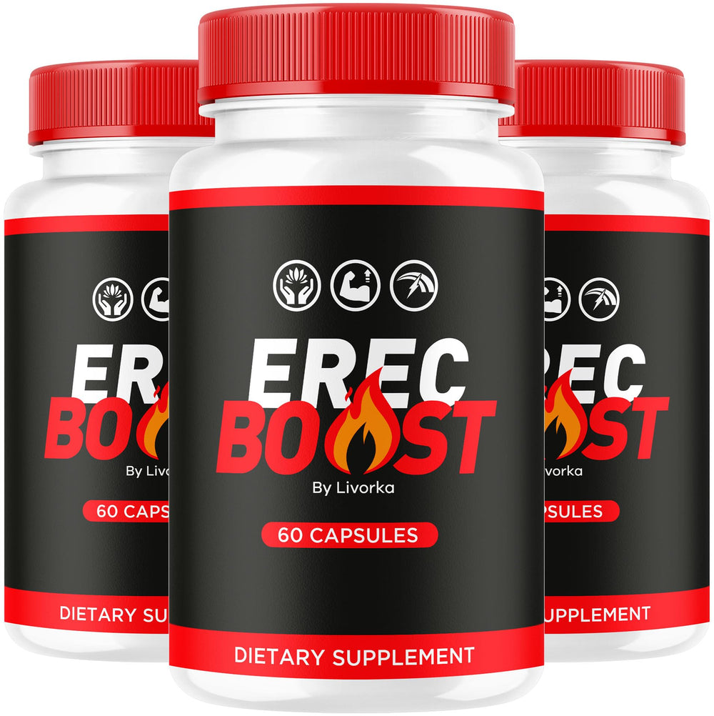 LIVORKA ErecBoost bottle close-up for daily vitality support