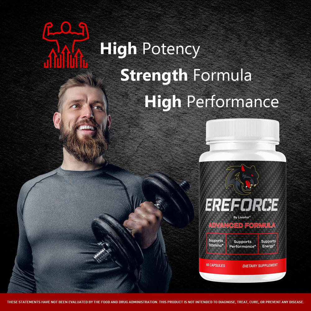 LIVORKA Ereforce capsules being poured for daily use