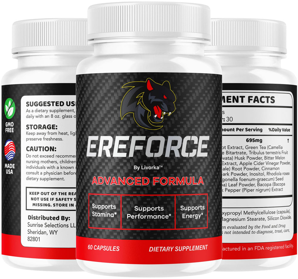 LIVORKA Ereforce packaging and five-month value on display