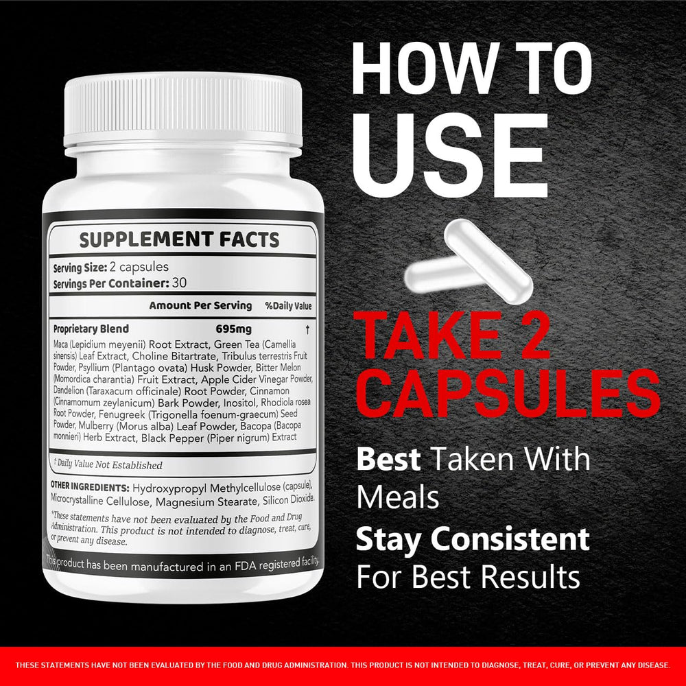 LIVORKA Ereturbo Pro capsules with clean ingredient label.