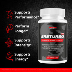 Close-up of LIVORKA Ereturbo Pro capsules for vitality.