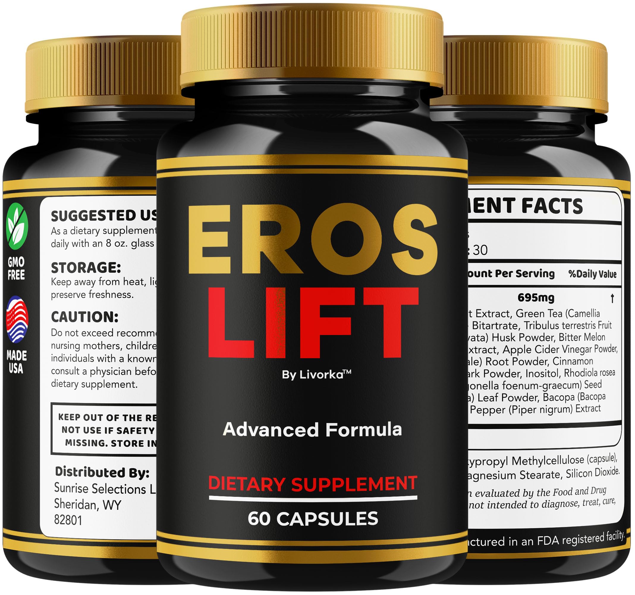 LIVORKA Eros Lift daily-use routine setup on table