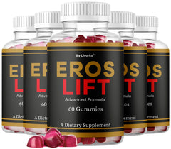 LIVORKA Eros Lift Gummies bottle front for daily wellness support.