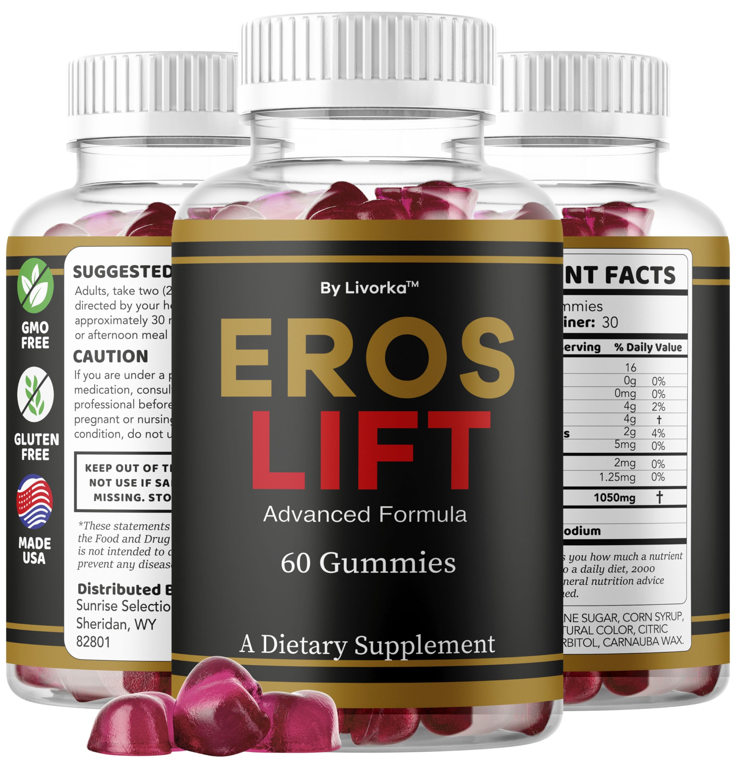 Lifestyle image with Gummies aligned for cohesive wellness regimen
