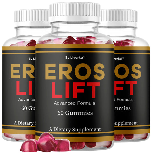 LIVORKA Eros Lift Gummies packshot for daily wellness support