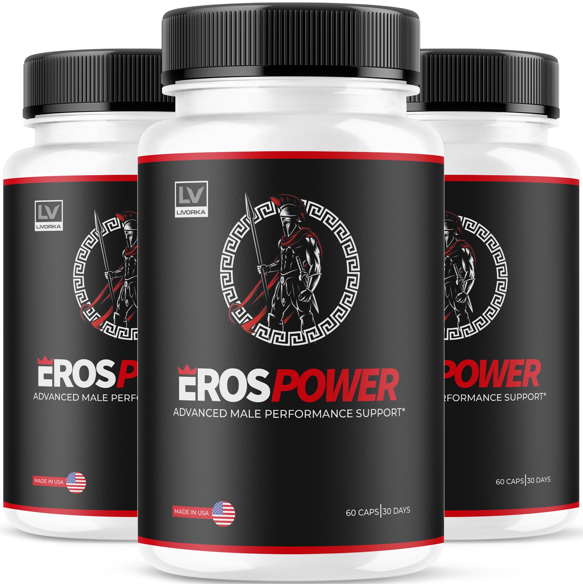 LIVORKA Eros Power three-pack front view for daily use.