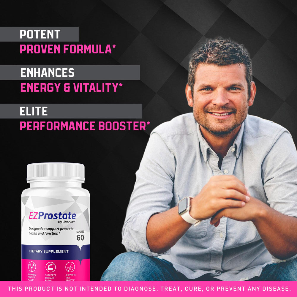 LIVORKA EZ Prostate Formula pack, neatly labeled for convenience.