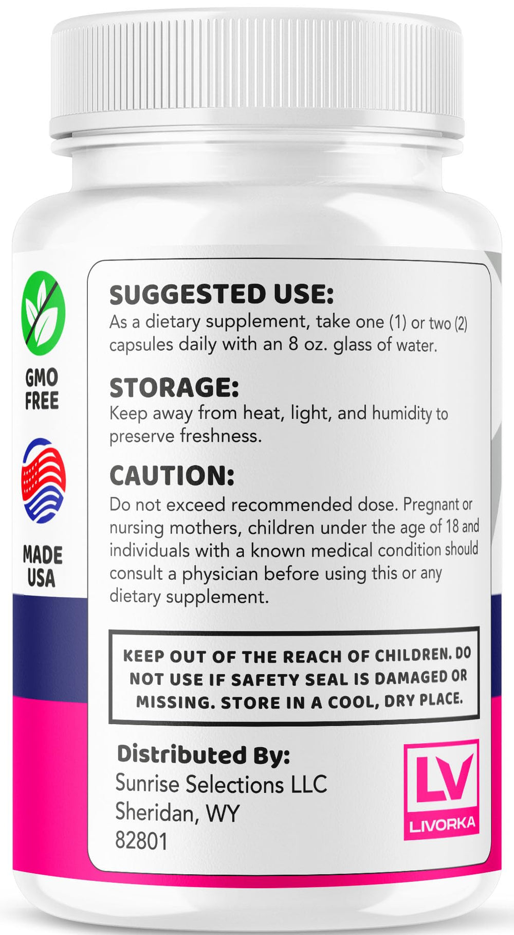 LIVORKA EZ Prostate package front view reinforces brand trust