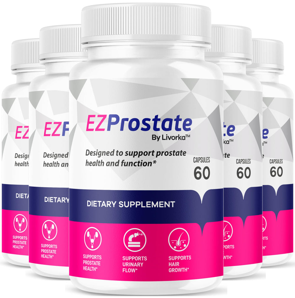 LIVORKA EZ Prostate Supplement bottle front for daily use.