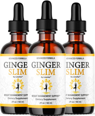 LIVORKA Ginger Slim Drops bottle-front showing premium natural formula for daily use.