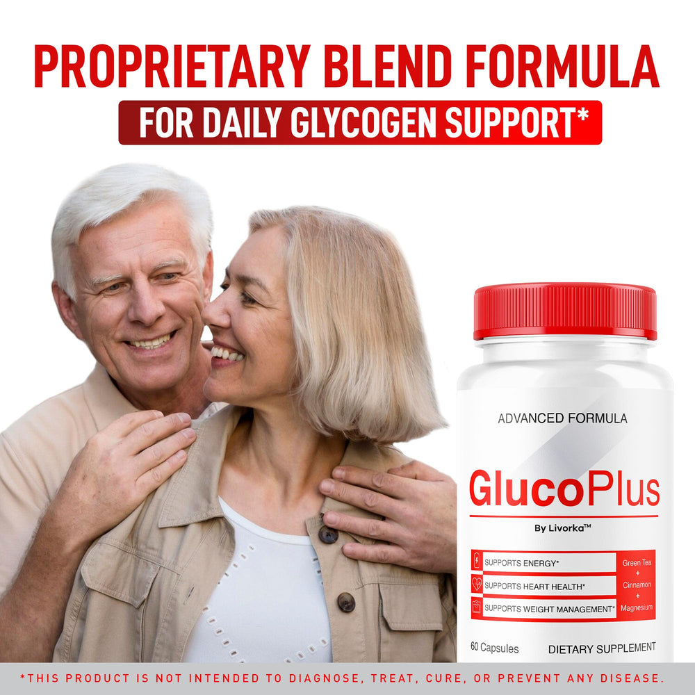 Gluco Plus ingredients label highlighting natural components
