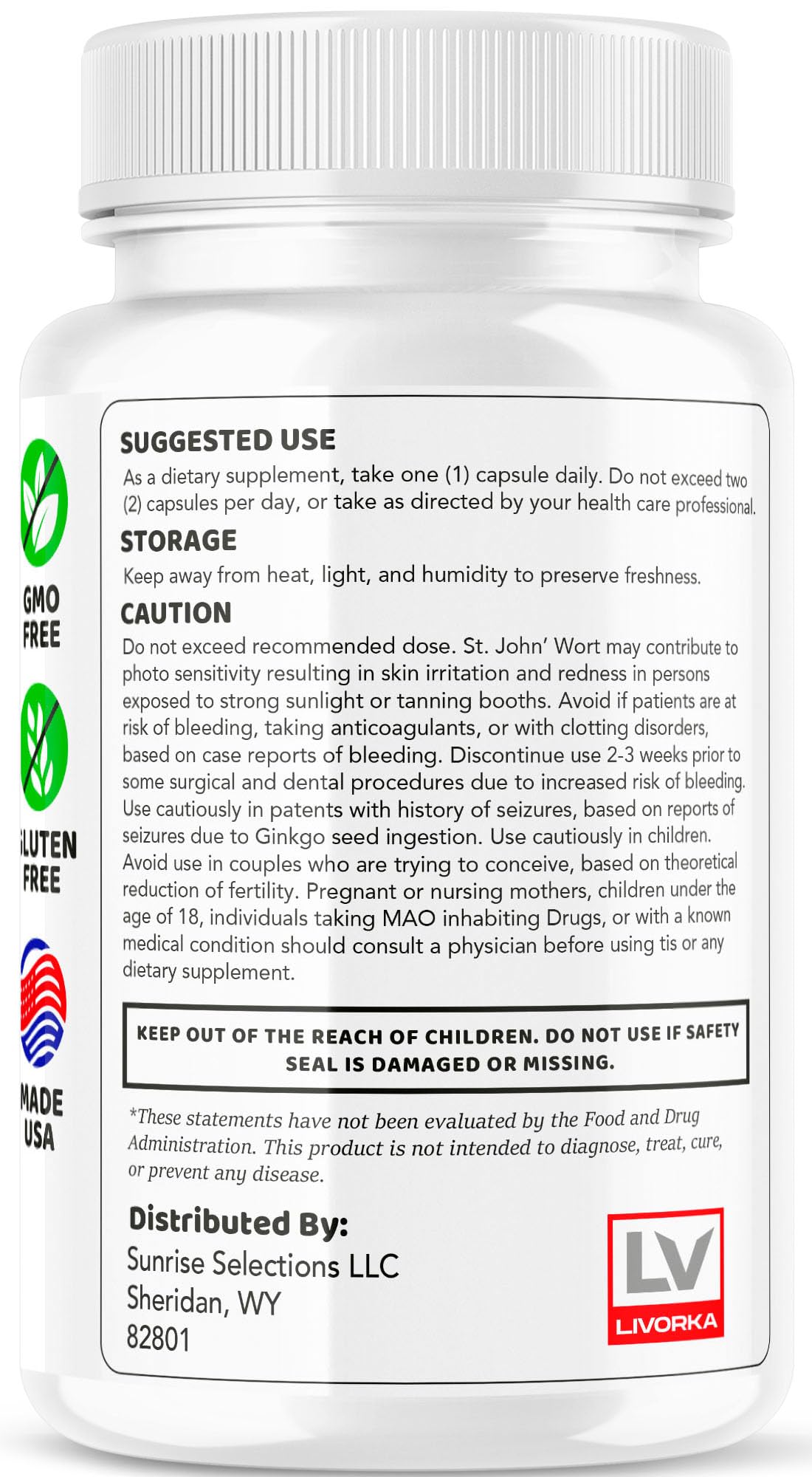 LIVORKA Gluco Renu easy one-capsule daily regimen after meals.