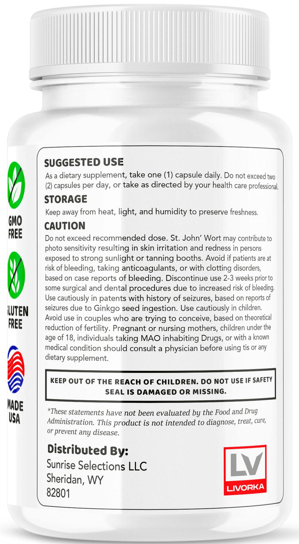 LIVORKA Gluco Renu easy one-capsule daily regimen after meals.