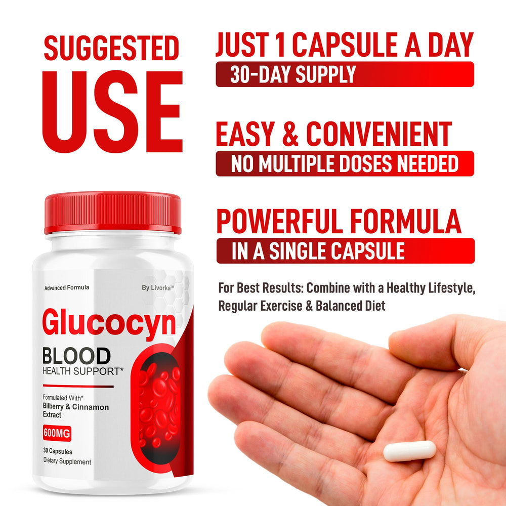 Livorka Glucocyn two-pack box layout emphasizing value.