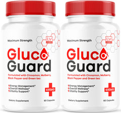 LIVORKA GlucoGuard bottle close-up for easy daily wellness support