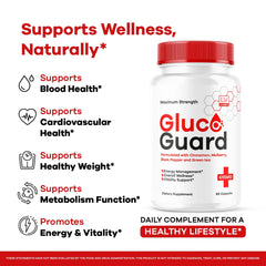LIVORKA GlucoGuard label detail showing natural, advanced formula