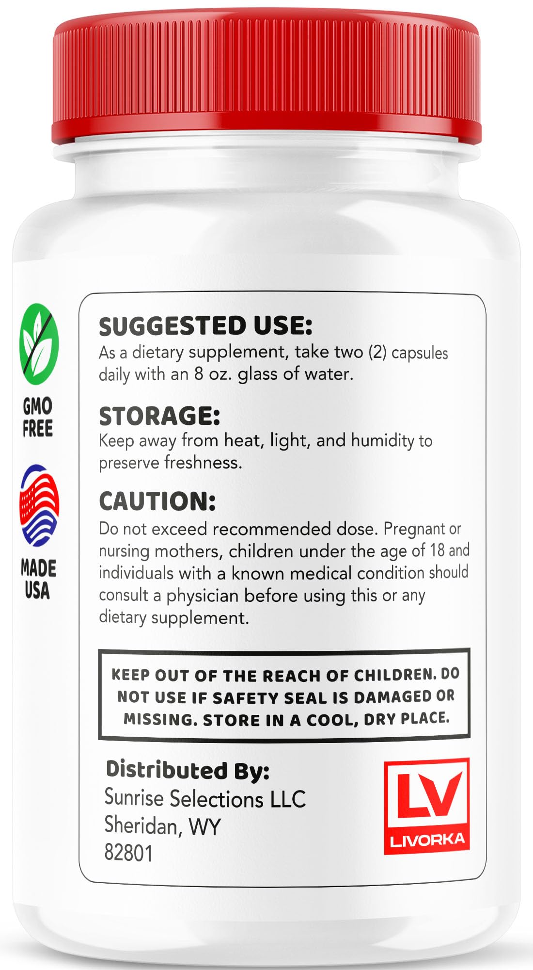 LIVORKA GlucoGuard packaging box highlighting product credibility