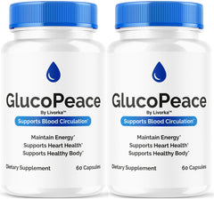 LIVORKA GlucoPeace capsules bottle for daily wellness routine.