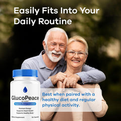 LIVORKA GlucoPeace daily-use scene on kitchen counter.