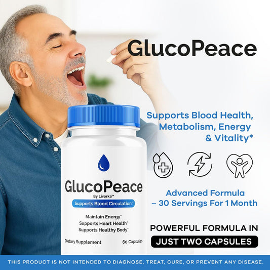 LIVORKA GlucoPeace two-pack box ready for convenient savings.