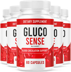 LIVORKA GlucoSense bottle front view for daily wellness support