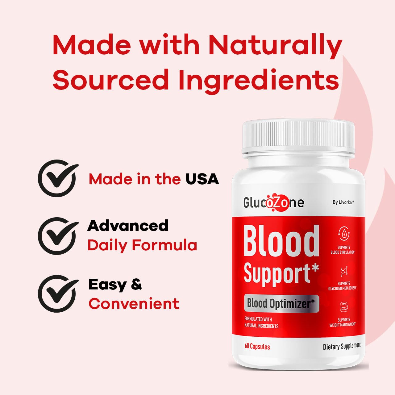 Livorka GlucoZone pour capsules, ideal for morning routine and on-the-go use.