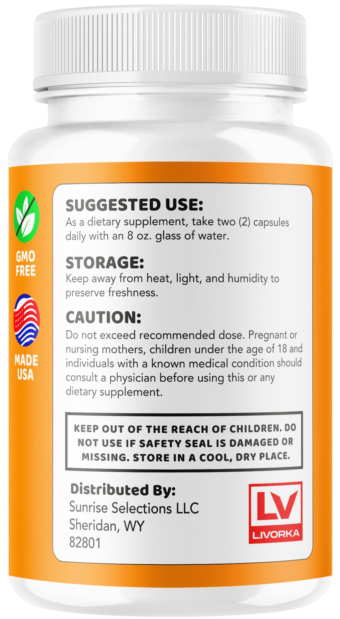 Close-up of Glycetra bottle label with Advanced Natural Support text.