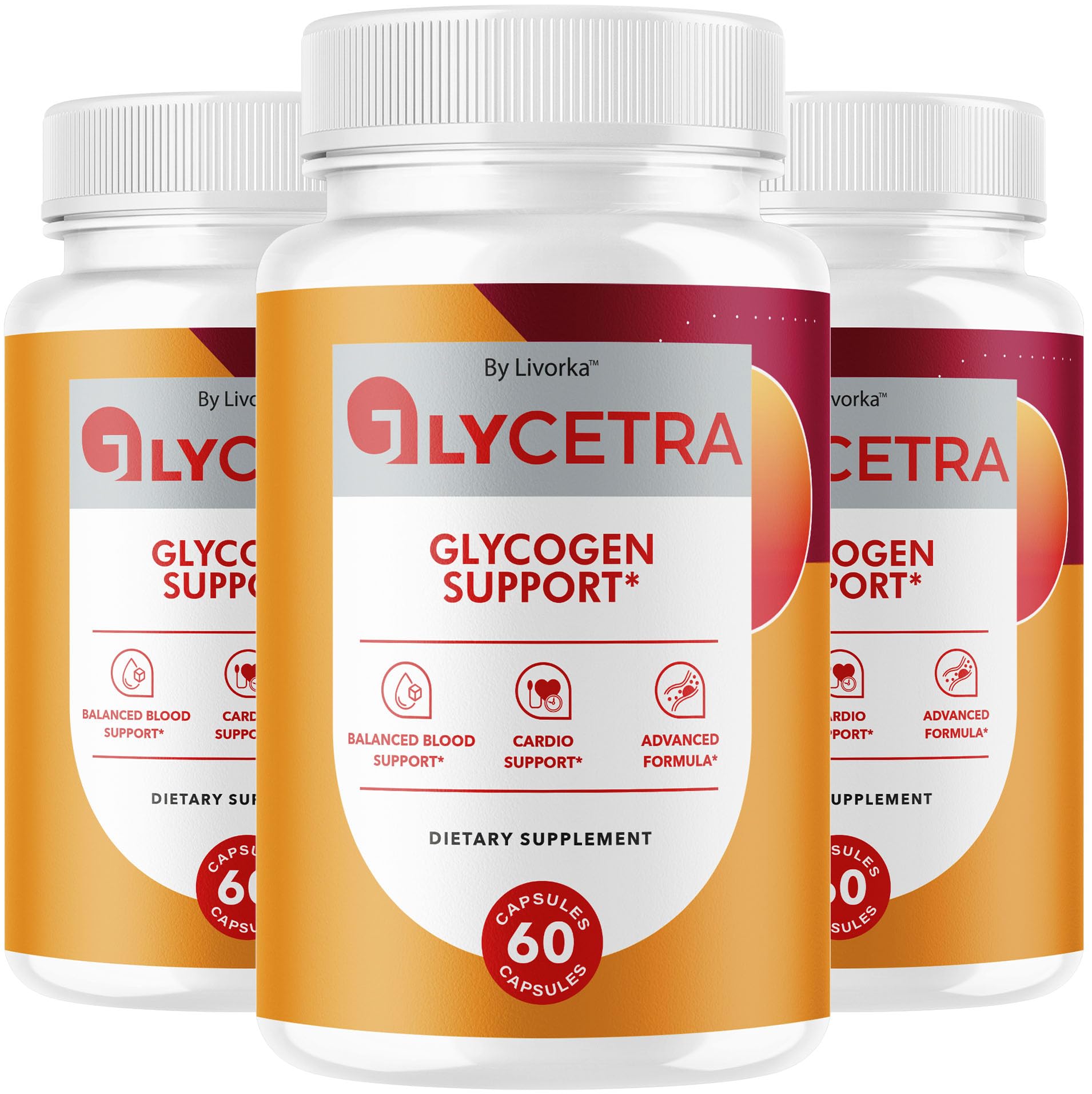 LIVORKA Glycetra bottle front view for daily wellness.