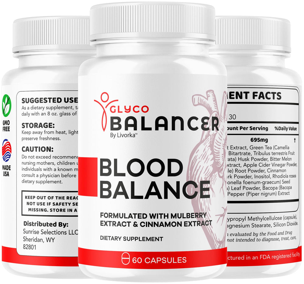 LIVORKA Glyco Balancer capsules on backdrop for wellness routine