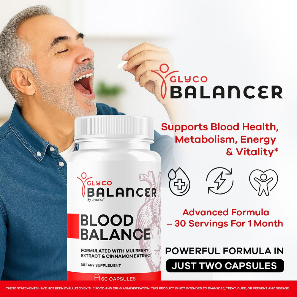 LIVORKA Glyco Balancer pills close-up easy-to-swallow capsules