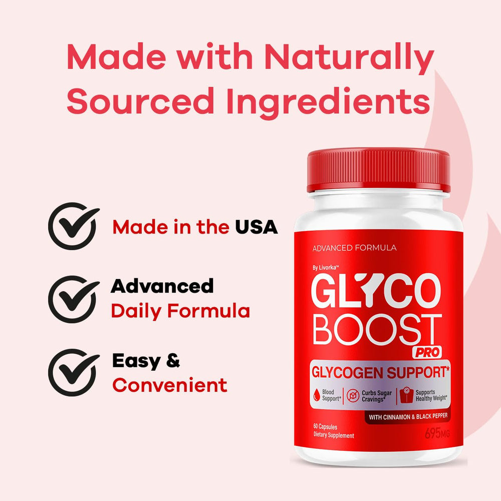 Front view of LIVORKA Glyco Boost Pro bottle for easy recognition