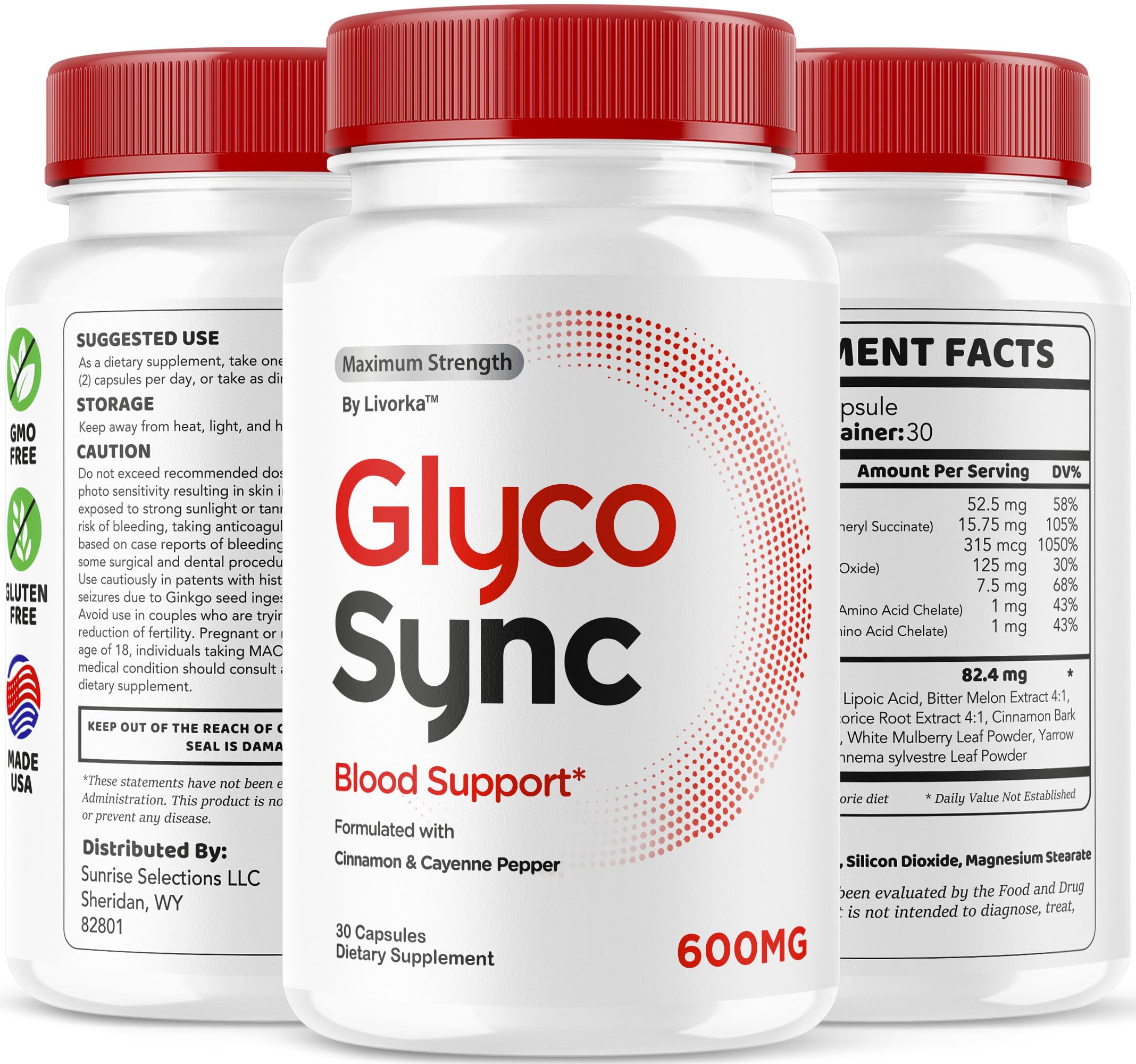 LIVORKA Glyco Sync 90-capsule bundle supports a three-month regimen